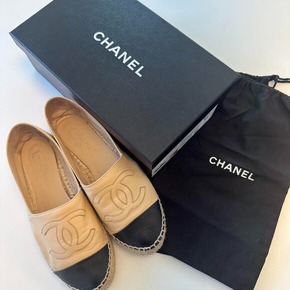 Chanel Women's Tan Espadrilles - Picture 1 of 7